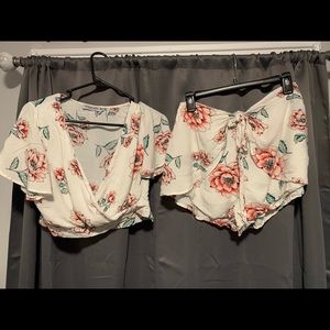 Fashion Nova Floral Set